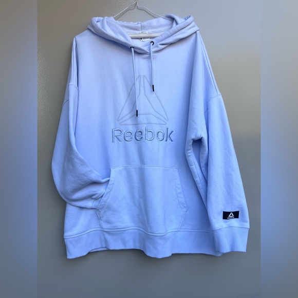 Reebok Hoodie XXL Oversized Streetwear Casual Pullover NWOT Gorpcore Skater Y2K - Picture 3 of 13